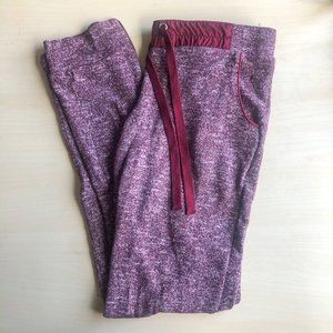 Maroon Joggers Soft Sweatpants Red Stretchy Medium